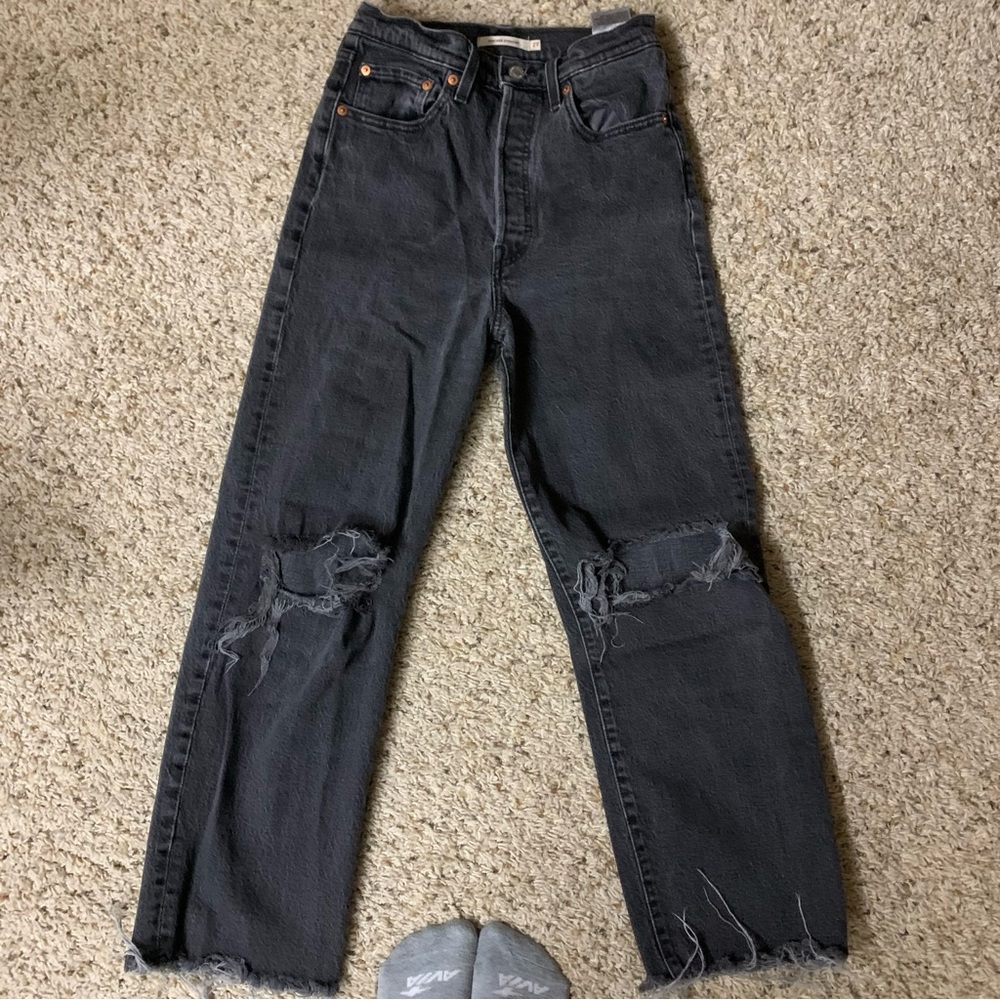 Levi’s ribcage straight ankle